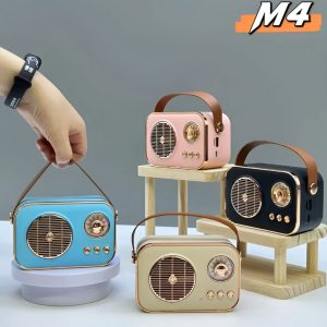 parlante tipo radio vintage m4