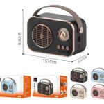 radio m4 tipo vintage medidas